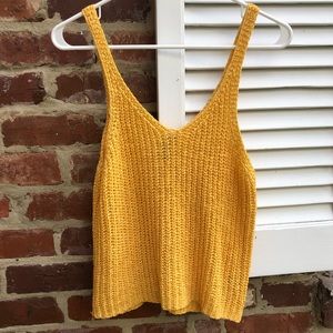 Knit tank top